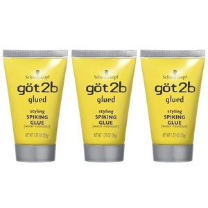 GOT2B 3 PACK 1.25 OZ HAIR STYLING SPIKING GEL *NWT